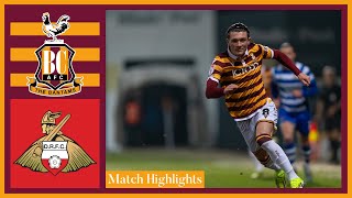 MATCH HIGHLIGHTS Bradford City v Doncaster Rovers [upl. by Eelarual]