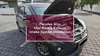 Cara Pemasangan Open Pod Perodua Myvi amp Alza  Intake System Installation in 5 minutes [upl. by Mihalco128]