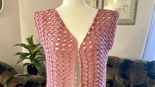 Chaleco a crochet paso a paso 🧶 [upl. by Orutra]