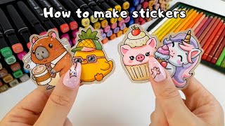 How to Make Stickers  Easy and Cheap [upl. by Bryant]