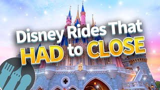 20 Disney Rides That Had to Close and Why [upl. by Yelena]