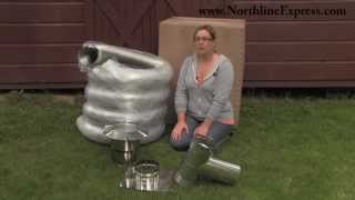 DIY Chimney Liner SingleWall Kit with Tee [upl. by Josh]