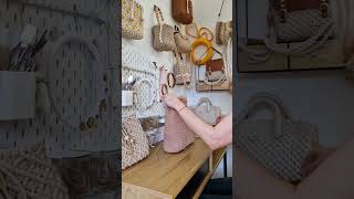 Macrame Bag Tutorial YouTube TruSzu [upl. by Selimah]