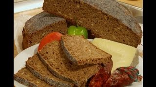 köstliches Schwarzbrot aus Sauerteig [upl. by Cash]