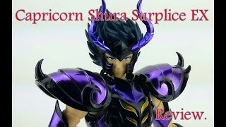 Myth Cloth EX  Capricorn Shura Surplice EX Bandai  Hades Chapter  Review en español [upl. by Rolat]