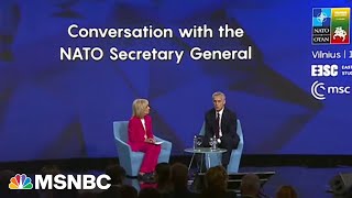 NATO Secretary General Sweden joining alliance is ‘good for all of NATO’ [upl. by Mahseh]