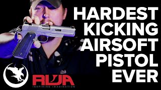 Hardest Kicking Airsoft Ever  RWA NIGHTHAWK CUSTOM AGENT 2 STEEL EDITION  RedWolf Airsoft RWTV [upl. by Anitsirk]