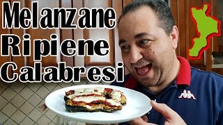 Ricetta Melanzane Ripiene Calabresi  Mulingiani Chini  Ricetta Facile [upl. by Sisto]