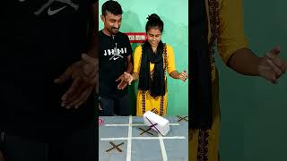 Tik Tak Toe gameplay with sister  Most funny game in family shots tiktaktoe [upl. by Eibmab]