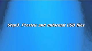 Unformat USB How to Recover Files from Formatted USB [upl. by Albertson]