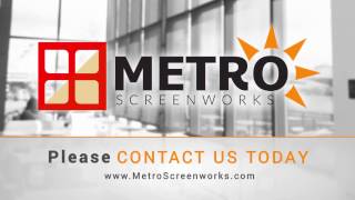 Metro Screenworks Custom Window Screens [upl. by Calida]