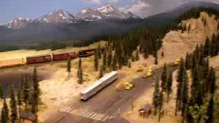 Rio Grande Layout N Scale Model Train TrainTimeHobbyCom [upl. by Erda613]