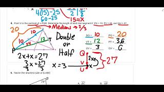 Chapter 5 Part 2 Geometry Test Review [upl. by Kara-Lynn544]