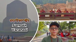 Pilgrimage to Sarnath Varanasi ཝཱ་རཱ་ཎ་སཱི་གནས་སྐོར་བ། tibetanvloger pilgrimage buddhist [upl. by Persse]