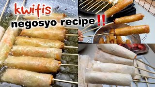 kwitis pang negosyo recipepinoy streetfoodpatok na negosyo [upl. by Bunow471]