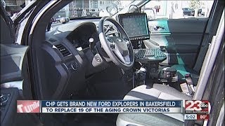 New California Highway Patrol Vehicles come to Bakersfield [upl. by Kcirtapnhoj]