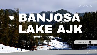 Latest snowfall at Banjosa Lake Rawalakot Azad Kashmir [upl. by Virgy]