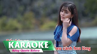 KARAOKE Cánh Hoa Yêu  Hồng Quyên [upl. by Elazaro]