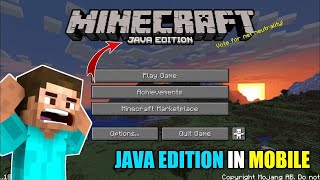 How to play Java edition in mobile viral minecraft [upl. by Llamaj155]