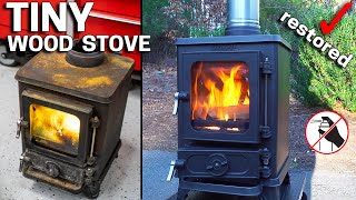 How to Restore a WOOD STOVE the EASY WAY  Like New in Minutes [upl. by Atiuqcaj]