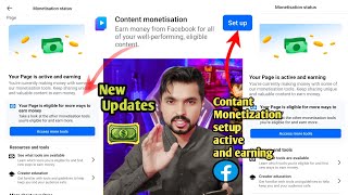 Content Monetization Setup 🤑 Your Page is Active and Earning  Mahar Asif [upl. by Dib351]