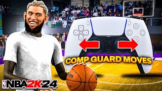 HOW TO LEFT STICK CANCEL amp DRIBBLE LIKE A COMP GUARD w\Handcam in NBA2K24 DRIBBLE TUTORIAL 2k24 [upl. by Springer]