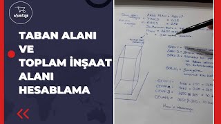 Taban Alanı ve Toplam İnşaat Alanı Hesabı   biŞantiye [upl. by Claudette196]