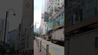 Swasana Causeway Bay di pagi hari di depan MTR masih sangat sepi hongkong [upl. by Eudora744]