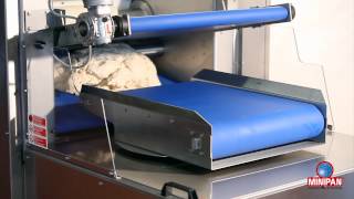 MINIPAN RAFFINATORE punch amp fold sheet generator x sandwich bread and rusks [upl. by Meijer]