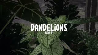 dandelions  Ruth B reverb [upl. by Towill]