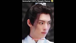 🤣💕Immortal CEOs Funny Naagin Dance  Comedy kdramavexplain naagin asiandrama cdrama trending [upl. by Ateerys349]