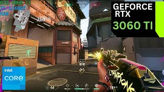 Valorant 1080P Max Settings  RTX 3060 TI  I5 12400F  16 GB RAM DDR5 Gameplay [upl. by Hayashi]