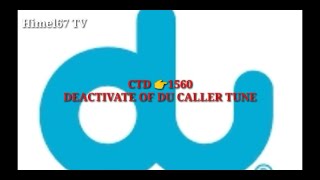 How to deactivate DU caller tune [upl. by Kerrin661]