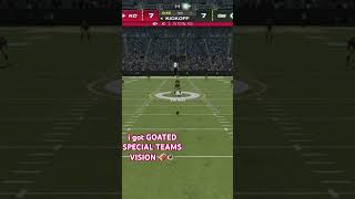 Im the greatest kick returner ever in Madden history 💯😭🐐🏈🎮madden24gameplay onlineranked [upl. by Paver]