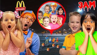 Dont Order Ryans World Vlad amp Niki Lankybox Diana amp Roma Blippi McDonalds Happy Meals at 3AM [upl. by Eeliah498]