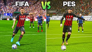 Zlatan Ibrahimovic Penalty  FIFA vs PES 20042023 [upl. by Alahsal128]