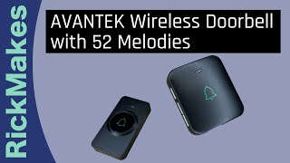 AVANTEK Wireless Doorbell with 52 Melodies [upl. by Qirat]