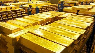 This is How the Worlds Most Expensive Gold Bars Are Made [upl. by Anirtap864]