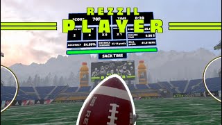 Rezzil PLAYER  AMERICAN FOOTBALL  Quest 3 gameplay 😅 [upl. by Goeger]