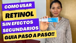 Como usar Retinol sin efectos secundarios  Guia de 4 semanas [upl. by Nitnelav]