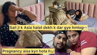 Mampi apne sister ki halat dekh k preshan ho gyi 👀pregnancy kitna kuch sehna parta hai😭vlog [upl. by Bixby709]