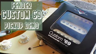 Fender Custom 69 Stratocaster Pickup Set  Tone Demo [upl. by Arlena]