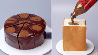 Perfect Chocolate Birthday Cake Decorating  So Tasty Cake Decorating Tutorials  Mr Cakes [upl. by Kornher]