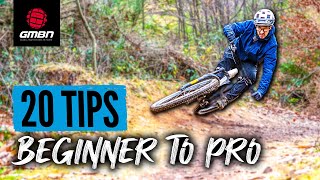 20 Ways To Get Better At Mountain Biking  Beginner To Pro [upl. by Rebeh]