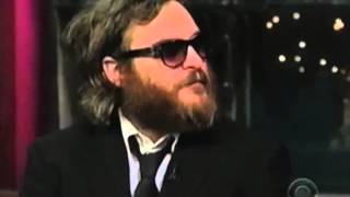 Joaquin Phoenix on David Letterman Full Interviewhd720 1 [upl. by Bonni]