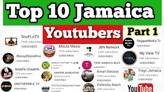 Top 10 Jamaica News amp Review YOUTUBERS  WHO IS JAMAICA TOP YOUTUBER 2022 Part 1 [upl. by Atena]