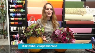 Dísztökből virágdekoráció – Mozaik [upl. by Akedijn947]