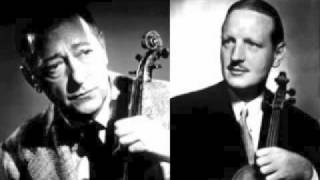 Jascha Heifetz and William Primrose play Arthur Benjamins Romantic Fantasy [upl. by Michon]