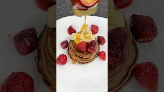 Protein pancakes in just 10 minutes breakfast proteinpancakes [upl. by Ynove]