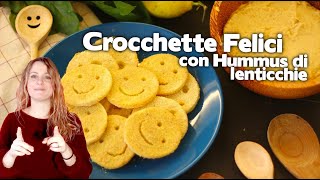 CROCCHETTE DI PATATE E HUMMUS DI LENTICCHIE ROSSE [upl. by Dwain]